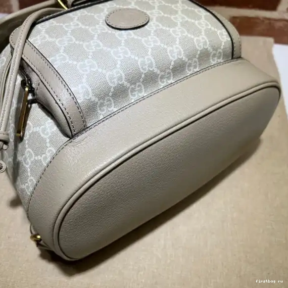 First bag ru Backpack G with Gucci Interlocking 0707